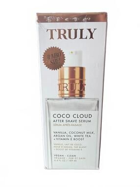 TRULY Coco Cloud After Shave Serum Jumbo NEW w/Box 6.4 oz